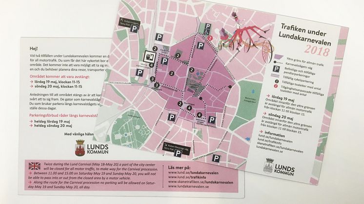 För att boende och verksamheter inom det avstängda området ska ha möjlighet att planera, har ett utskick med information gått ut.