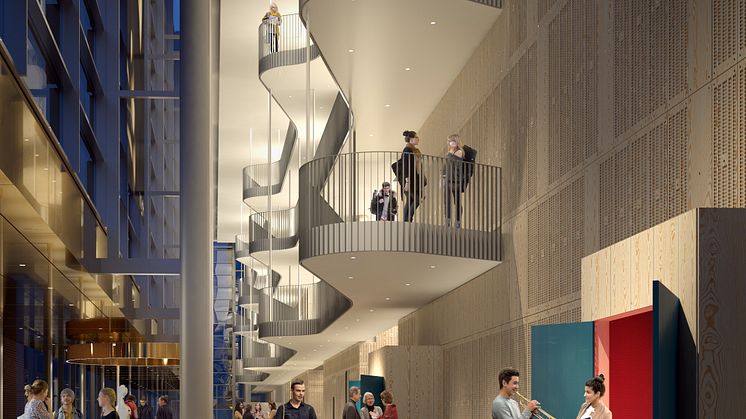 Skiss Kungliga Musikhögskolan, Stockholm