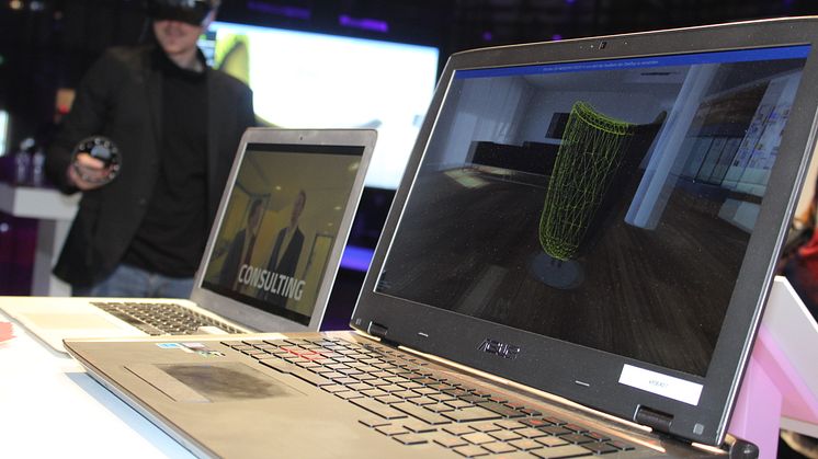 Arbeitsplatz der Zukunft: Prototypen werden im virtuellen Büro erstellt.