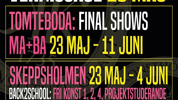 Nu öppnar Kungl. Konsthögskolan Vårutställningarna 2017
