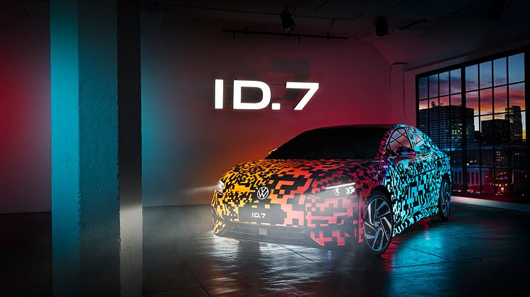 Volkswagen løfter sløret for den nye ID.7 på CES-messen i Las Vegas