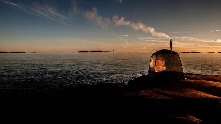 Bastu på egen ö i skärgården föll tyska juryn i smaken (Foto: Johnny Karlsson )