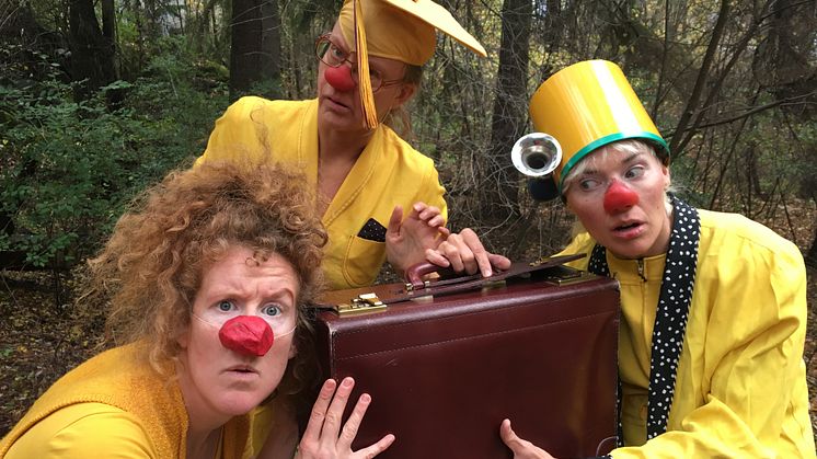 Artisterna Camilla Rud, Karin Svensson och Kajsa Englund