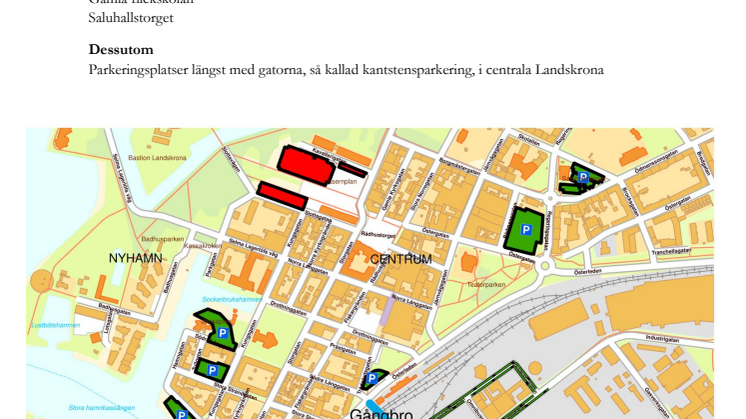 Parkeringsrekommendationer under Diggiloo den 30/6 i Landskrona