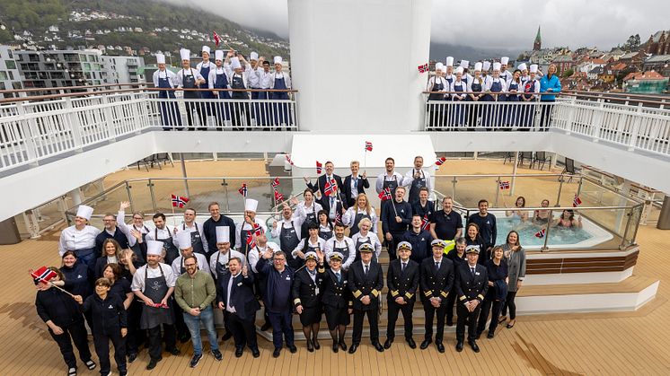 Havila Castor i rute fra Bergen
