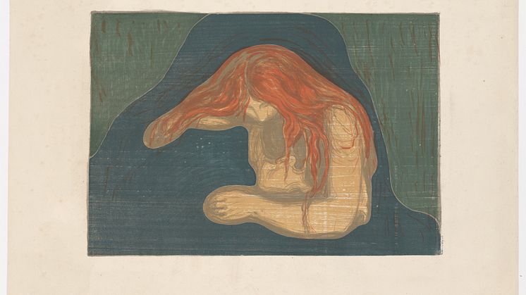 Edvard Munch: Vampyr II / Vampire II (1902)