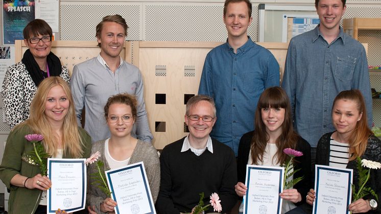 Ekonomistudenter fick pris för sin marknadsplan 