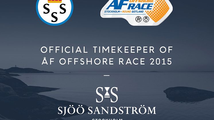 Sjöö Sandström går in som Official Timekeeper under ÅF Offshore Race 2015.
