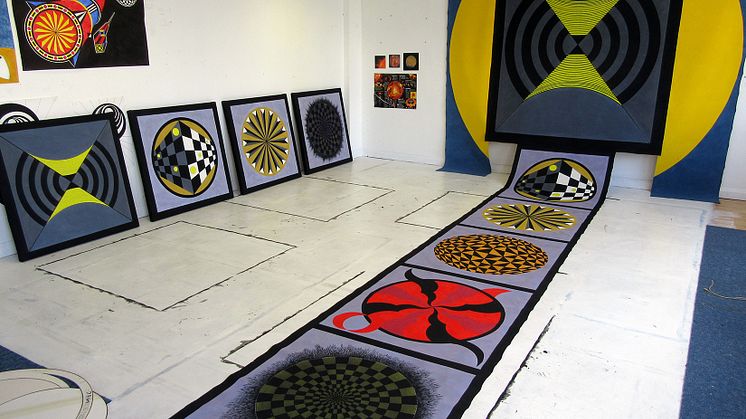 Some of the artwork created as part of the Imagining the Sun project
