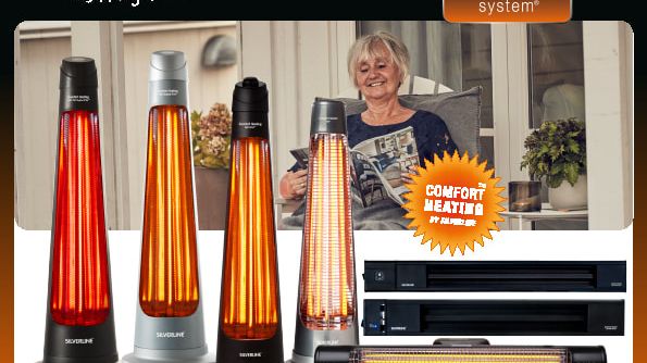 Silverline ”Comfort Heating” le système qui vous procure une chaleur confortable pour la maison et le jardin 