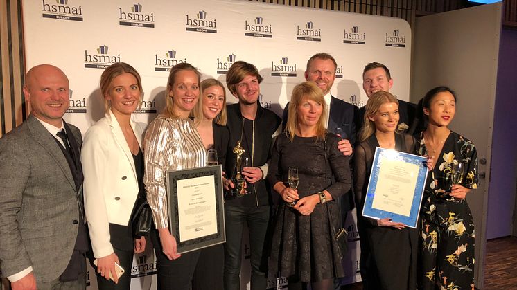 Clarion Hotel ble hedret av reiselivsbransjen for #WeAreClarion-kampanjen under HSMAI Prisene onsdag kveld.