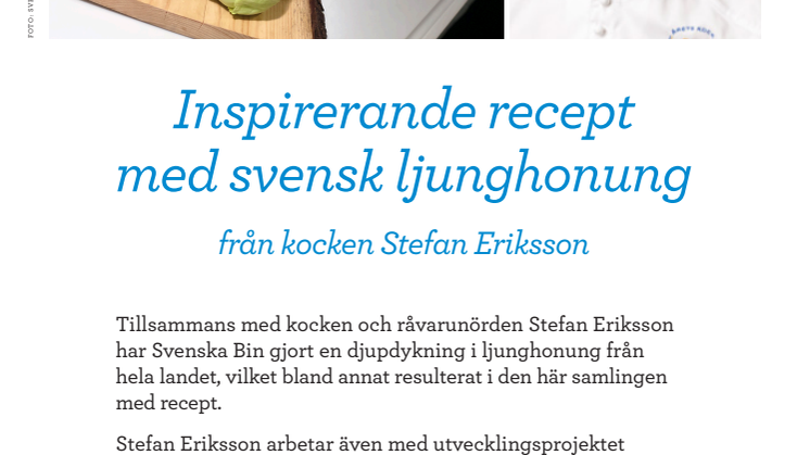 Recept med ljunghonung från Stefan Eriksson