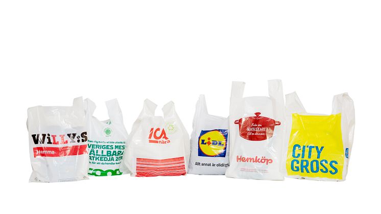 Två sv sex livsmedlbutiker i Testfaktas test sålde plastbärkassar gjorda av biobaserad plast  Foto: Rickard Kilström