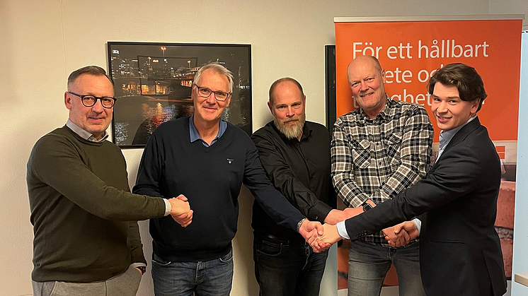 Peter Polland, Mikael Allinger, Andreas Illerfelt, Håkan Sundin och Martin Jacobsson.