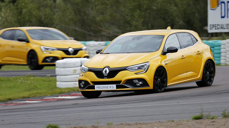 Renault Sports bandag på Gelleråsen 20 augusti 2018
