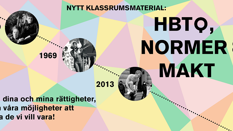 Nytt klassrumsmaterial mot homo-, bi- och transfobi