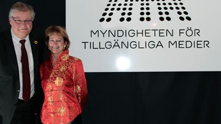 MTM:s logotyp avtäckt av Kulturministern