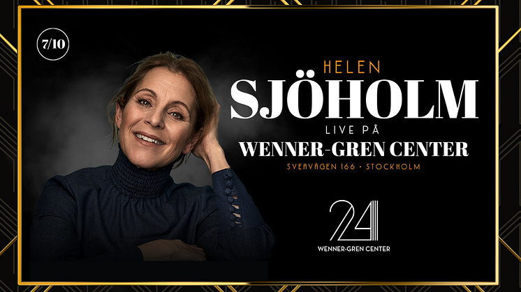 Helen Sjöholm nästa stjärna till Live på WGC24