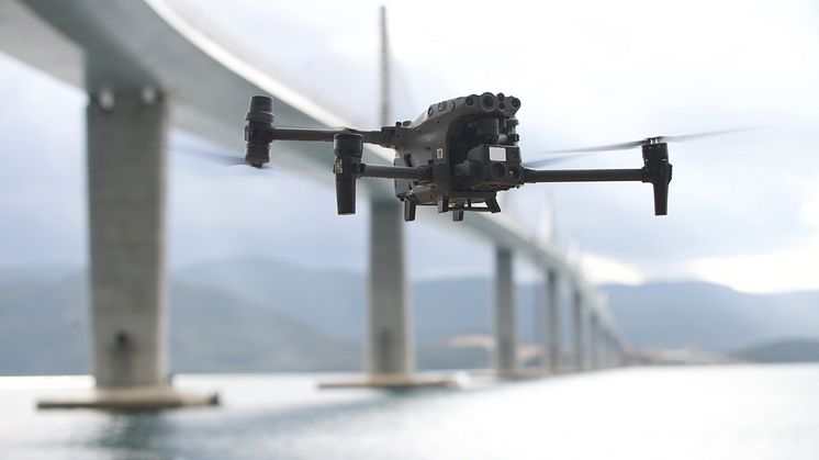 DJI M30 bridge inspection