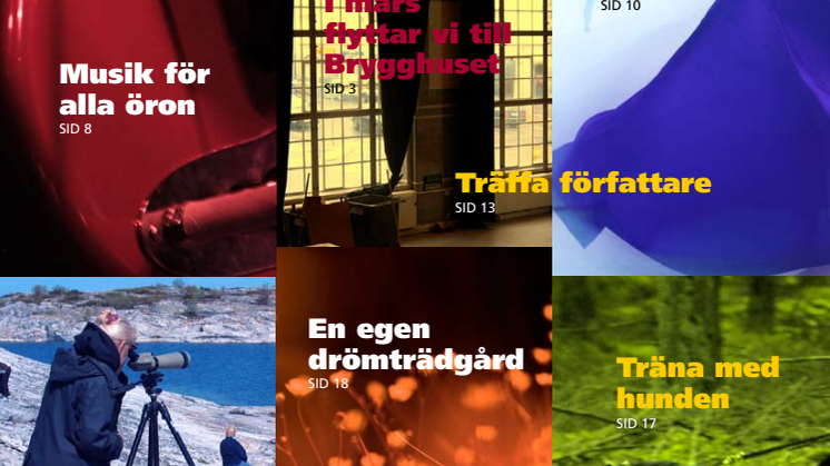 Studiefrämjandet kursprogram vår och sommar 2010 Stockholm