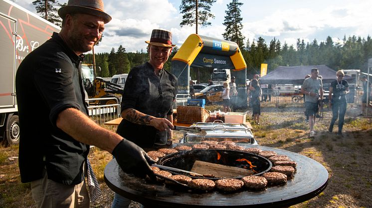 BBQ i Camp Swecon