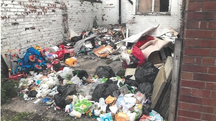 ​Back yard garbage costs Radcliffe resident £1,931