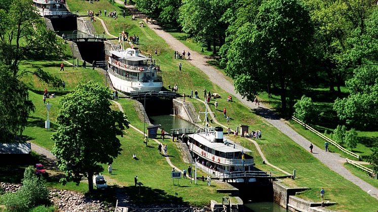 Bergs slussar Göta kanal