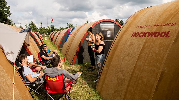 ROCKWOOL bruker Roskildefestivalen som innovasjonslaboratorium.