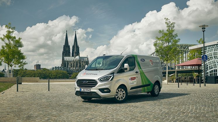 Geofencing blockchain PHEV studie 2020 Transit Custom ladbar hybrid