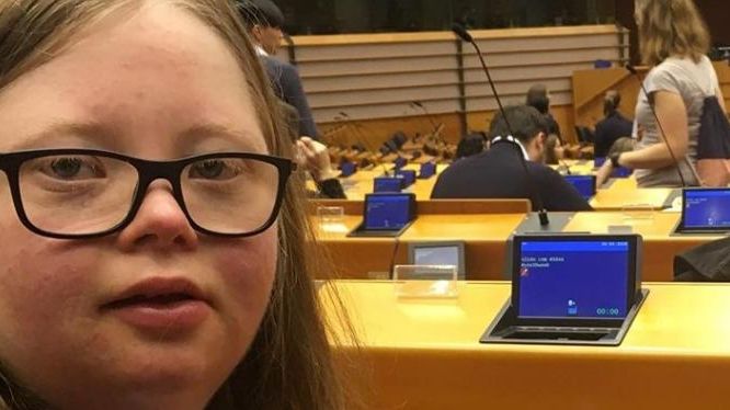 Klara Lüning i EU-parlamentet