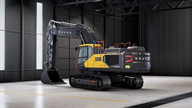 Volvo EC400 Hybrid - studiobild 