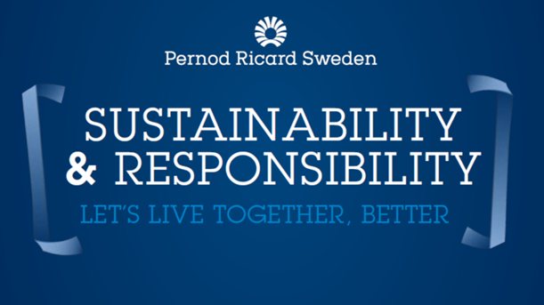 Pernod Ricard Sweden främjar ansvarstagande och inkludering