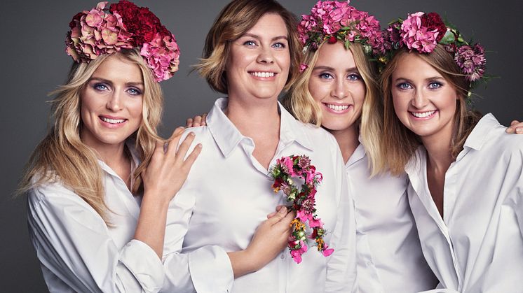 Therese Johaug, Ragnhild Haga og Ingvild Flugstad Østberg møtte Siv Elisabeth Hauglann og fikk høre hennes historie om å leve med senskader etter brystkreftbehandling.