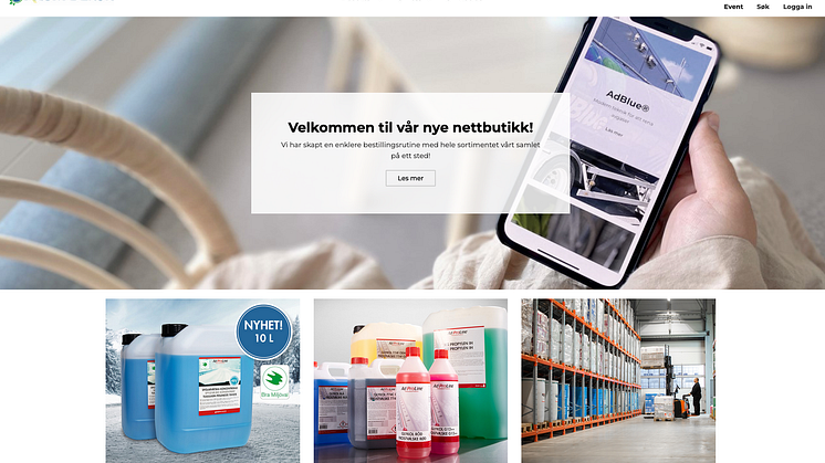 Arom-dekor Kemi lanserer ny nettbutikk for B2B kunder i Norge