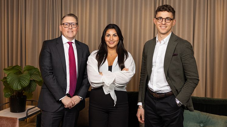 Christoffer Walljaeger, Teresa Villegas och Carl Törneman, Logicor