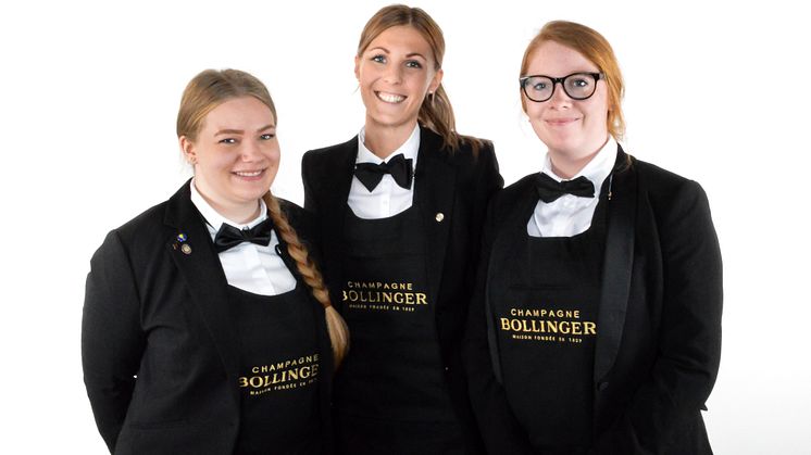 Finalisterna: Tina Johansson, Erika Eriksson och Hanna Eriksson.