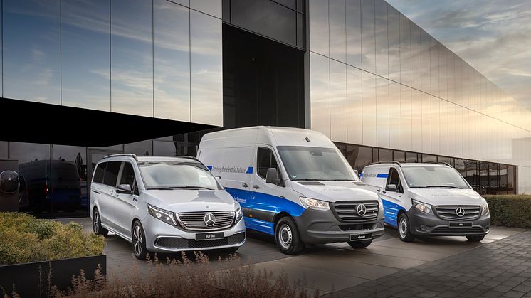 Mercedes-Benz Vans har rundet 25.000 elektriske varebiler