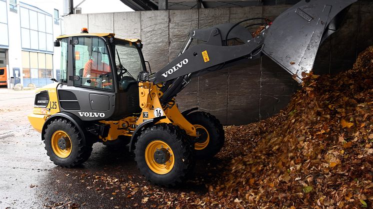 Volvo L25 Electric hos kunden Berliner Stadtreinigung
