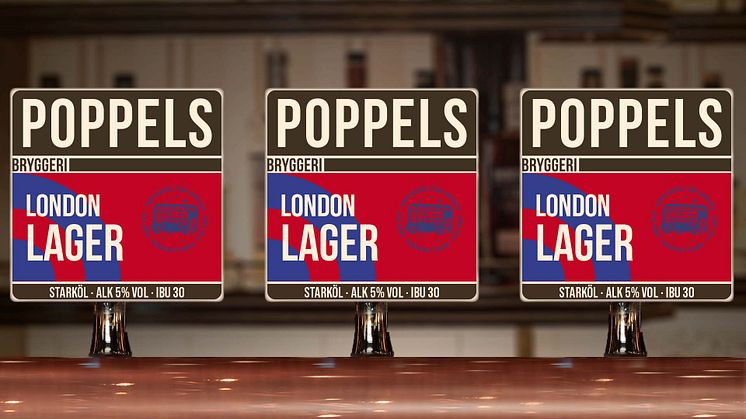 Nytt och nyskapande lageröl från Poppels – The Bishops Arms kopplar på 9 september