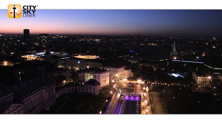 City Skyline to Stockholm during Eurovision Song Contest 2016