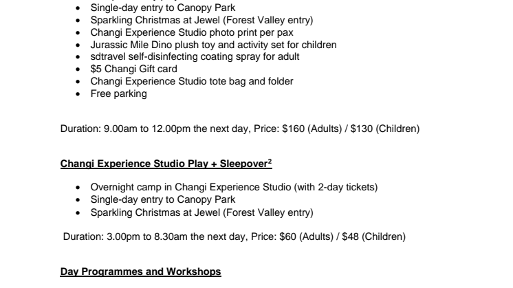 Annex B - Changi Experience Studio camps