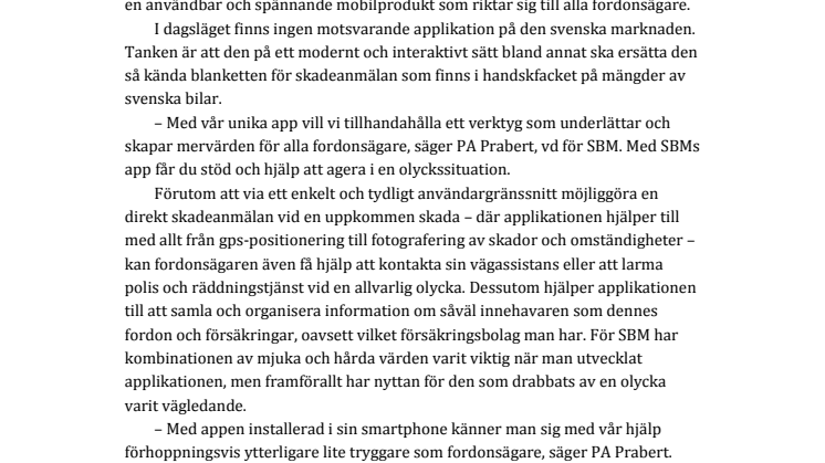 Ny iPhone-app ger stöd och hjälp åt fordonsägare