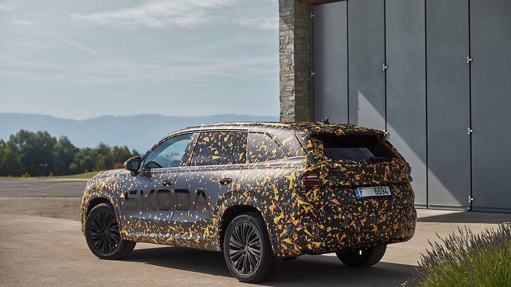 Ny Škoda Kodiaq i camouflage