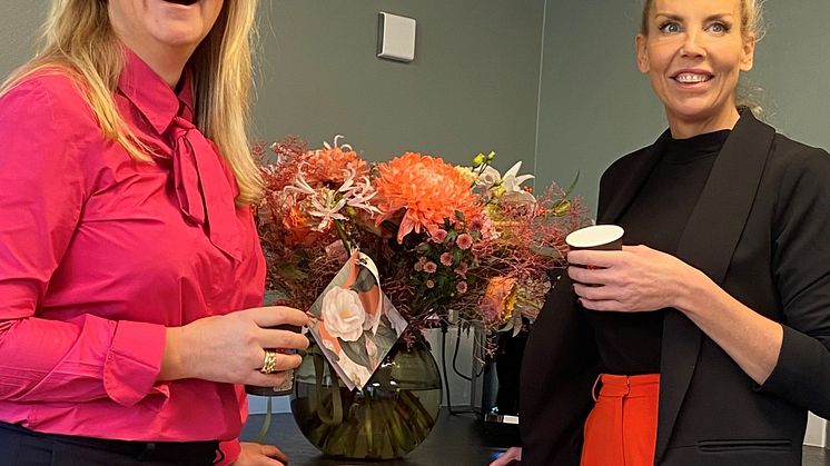 Ulrika Olbe, koncern vd för Atleva specialistvård tillsammans med Sarah Sannemalm, operativ chef för korncernen.