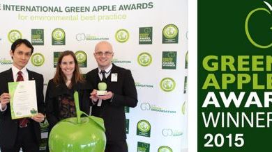 Canon kammade hem guldet på Green Apple Awards för sitt återvinningsprogram för servicekassetter 