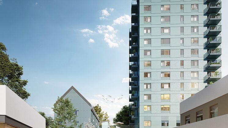 Första spadtagsceremonin för nya Gårdstens Centrum, torsdag 13/6 kl. 11 .