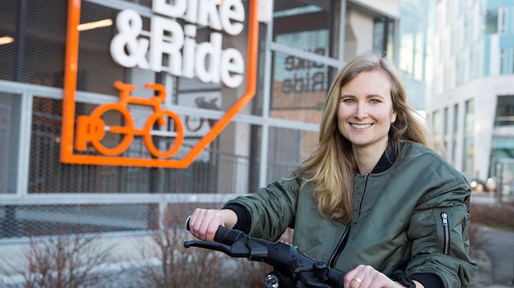Maja Sölve, mobilitetsutvecklare på Parkering Malmö.