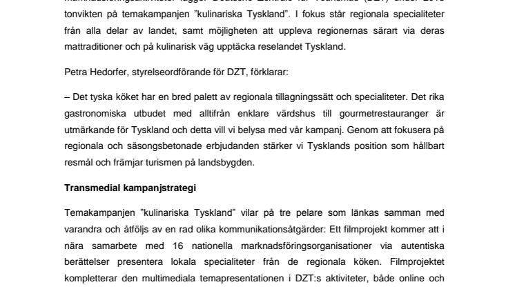 Tyska köket i fokus 2018