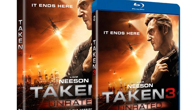 Mer Bryan Mills och ännu mer action när TAKEN 3 - Unrated släpptes på alla format 7 maj!