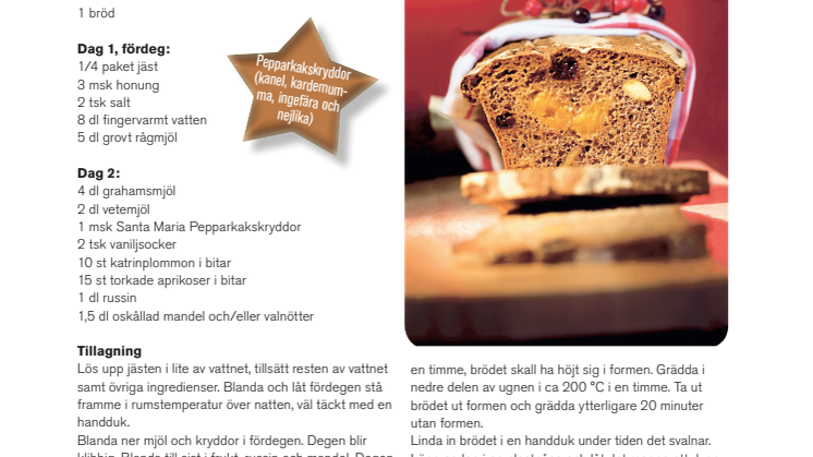 Receptfolder - Julrecept 